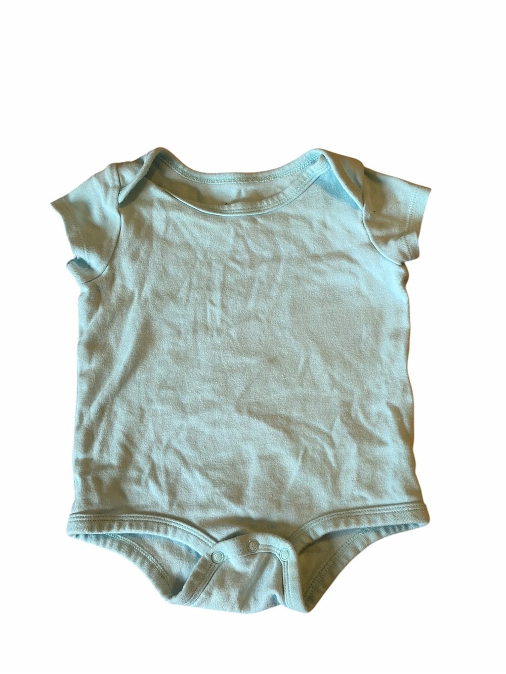 First Impressions Baby Onesie in Light Blue